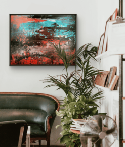 burning river 80x60cm